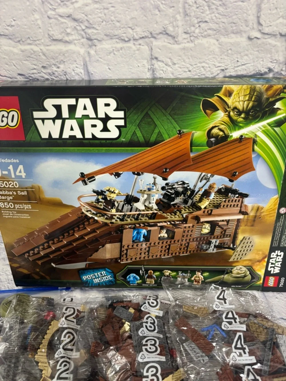 LEGO Star Wars: Jabba's Sail Barge (75020) 98% Complete Read Description RETIRED